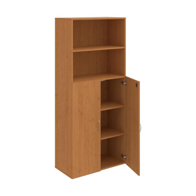 Drive shelf cabinet, lock, 80x185x42 cm, alder/alder