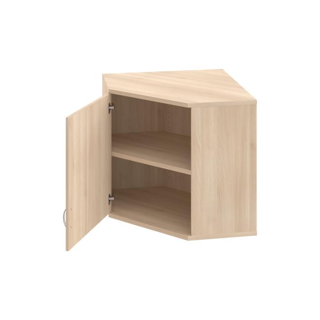 Corner cabinet Strong, L, upper, 80x76.8x40 cm, agate/agate