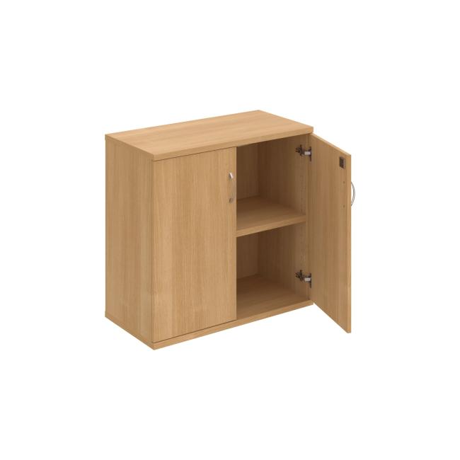 Strong shelf cabinet, lock, 80x76.8x40 cm, oak/oak