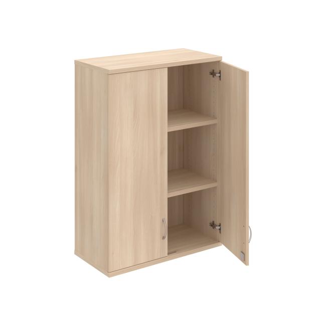 Strong shelf cabinet, lock, upper, 80x115.2x40 cm, agate/agate
