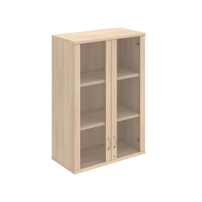 Strong shelf cabinet, lock, upper, 80x115.2x40 cm, agate/agate