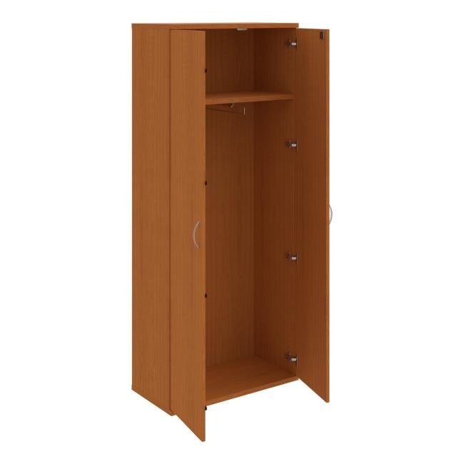 Wardrobe Strong, lock, 80x192x40 cm, cherry/cherry