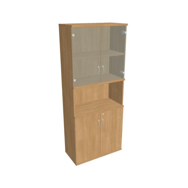 [ON803844] Policová skriňa Strong, zámok, 80x192x40 cm, dub/dub