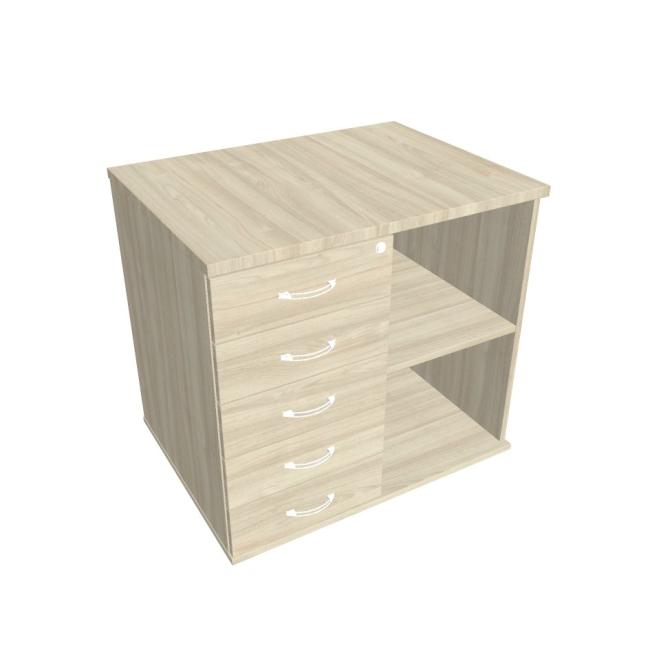 Additional cabinet for the Hobis table, lock, L, agate