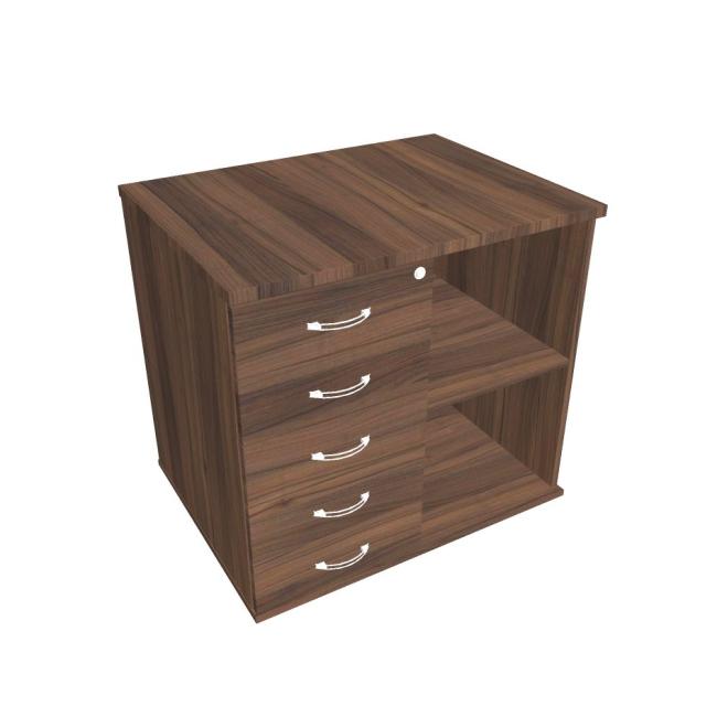 [ON804170] Additional cabinet for the Hobis table, lock, L, walnut