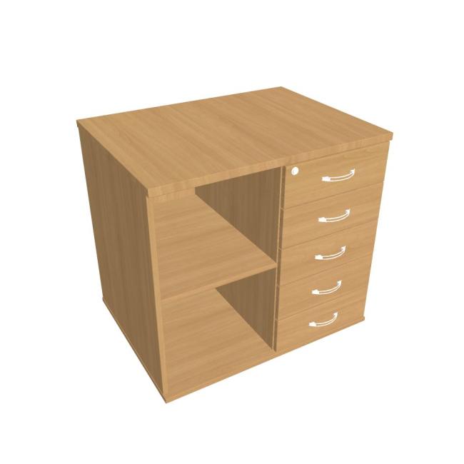 [ON804220] Additional cupboard for the Hobis table, lock, P, beech