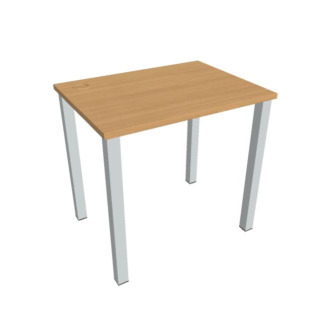 Uni work table, 80x75.5x60 cm, beech/grey