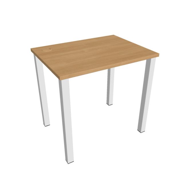Uni work table, 80x75.5x60 cm, oak/white