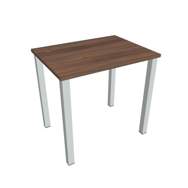 Uni work table, 80x75.5x60 cm, walnut/grey