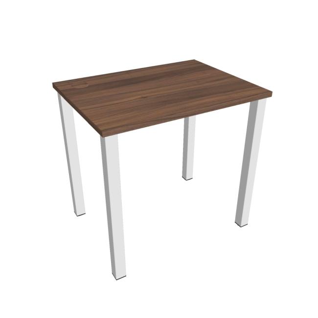 Uni work table, 80x75.5x60 cm, walnut/white