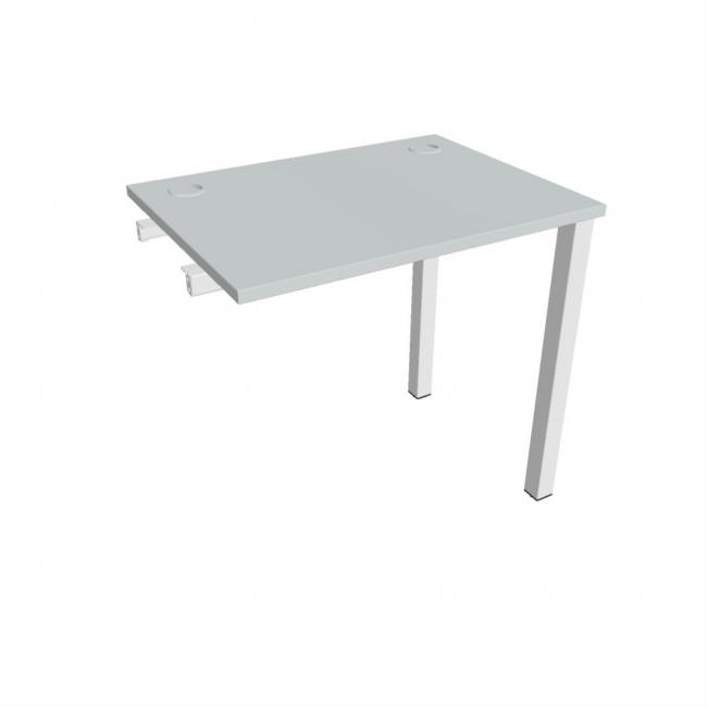 Work table Uni k pozdź. chain, 80x75.5x60 cm, grey/white