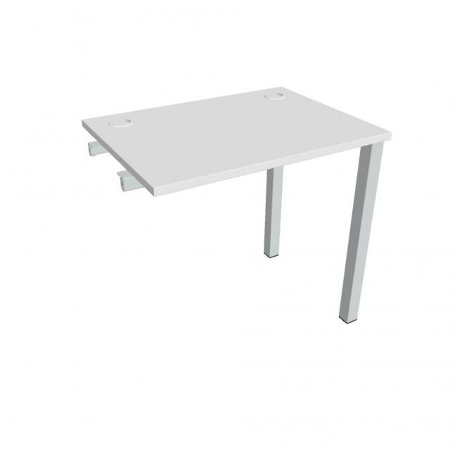 Work table Uni k pozdź. chain, 80x75.5x60 cm, white/grey
