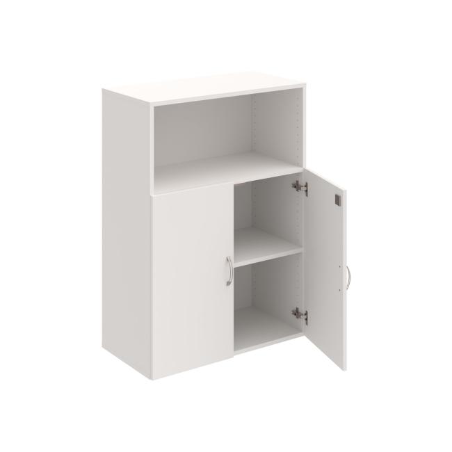 Drive shelf cabinet, lock, 80x111.0x42 cm, white/white