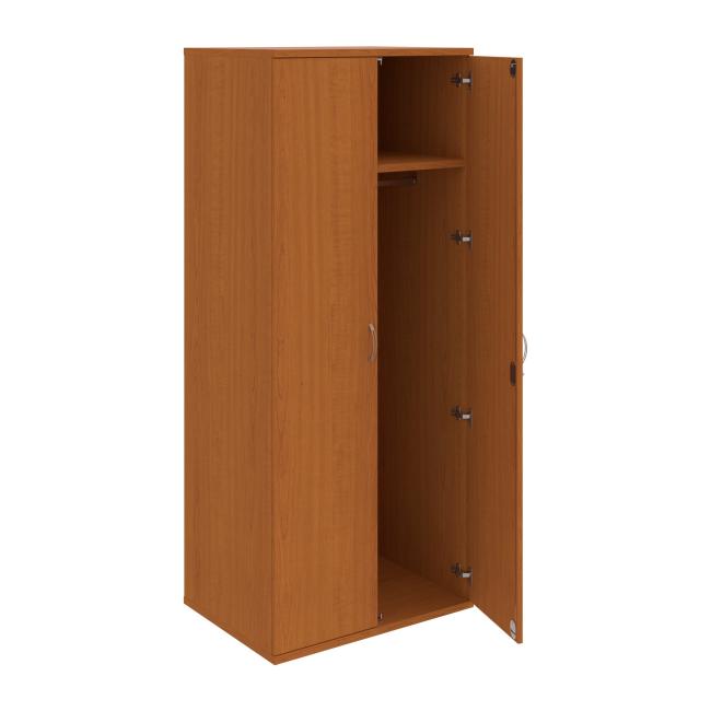 Wardrobe Strong, lock, 80x192x60 cm, cherry/cherry