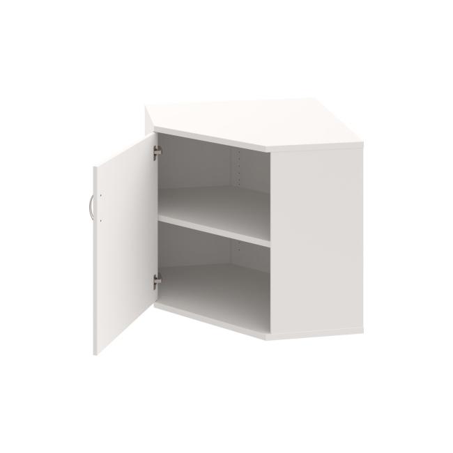 Shelf cabinet Strong L, 80x76.8x40 cm, white/white