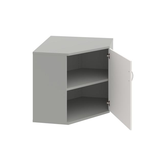 Shelf cabinet Strong P, 80x76.8x40 cm, white/grey