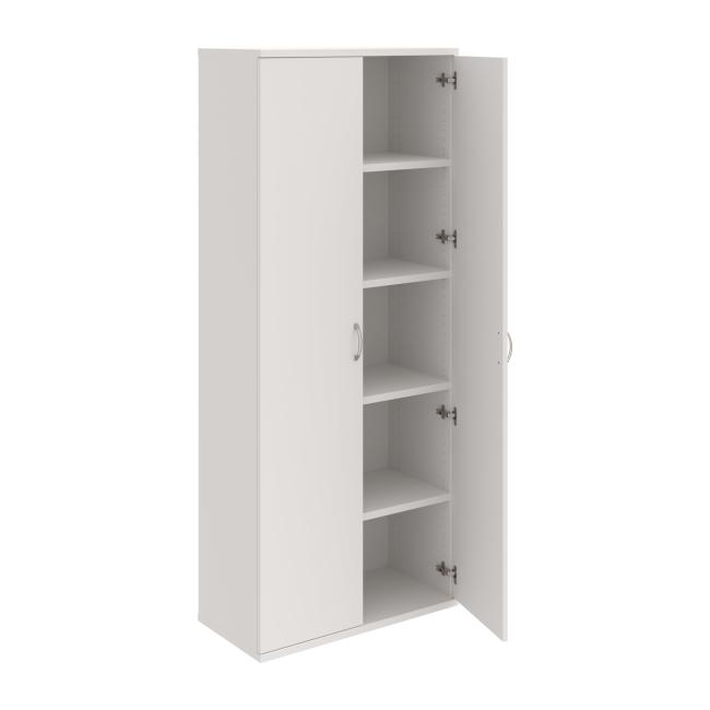Strong shelf cabinet, 80x192x40, white/white