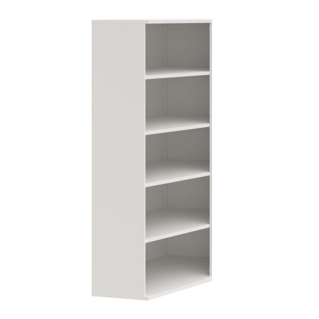 Strong shelf cabinet, 80x192x40 cm, white