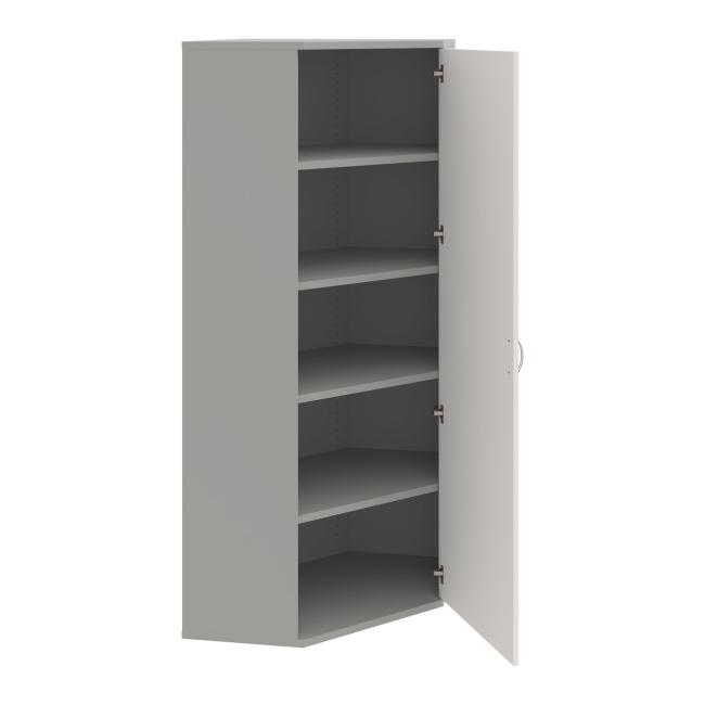 [ON821898] Shelf cabinet P Strong, 80x192x40 cm, white/grey