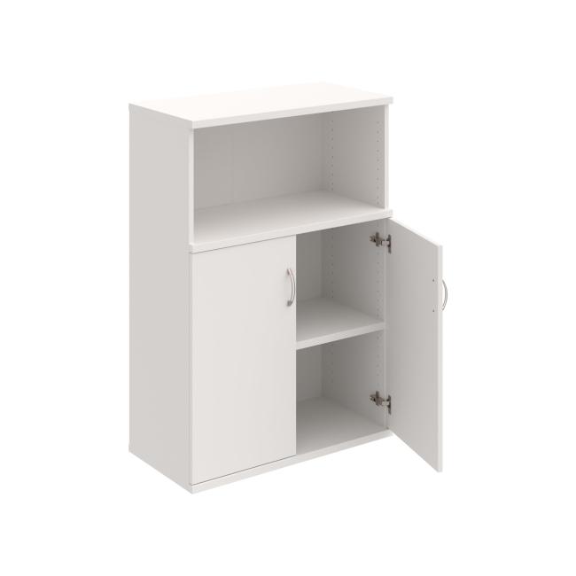 [ON822199] Strong shelf cabinet, 80x115.2x40 cm, white/white