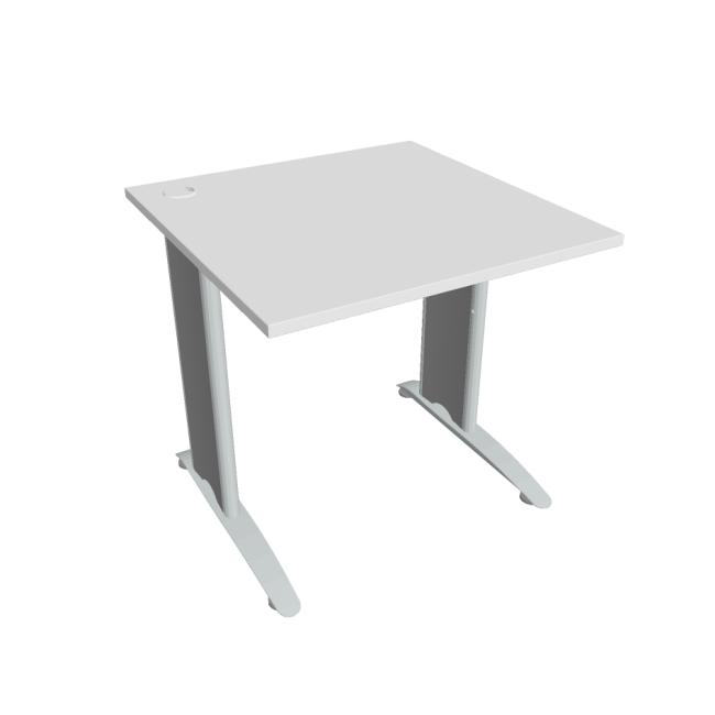 [ON850199] Flex desk, 80x75.5x80 cm, white/metal