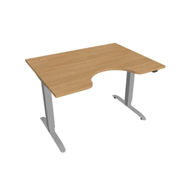 Motion Ergo desk, ZO, 2S, 120x70.5-120.5x90 cm, oak/grey