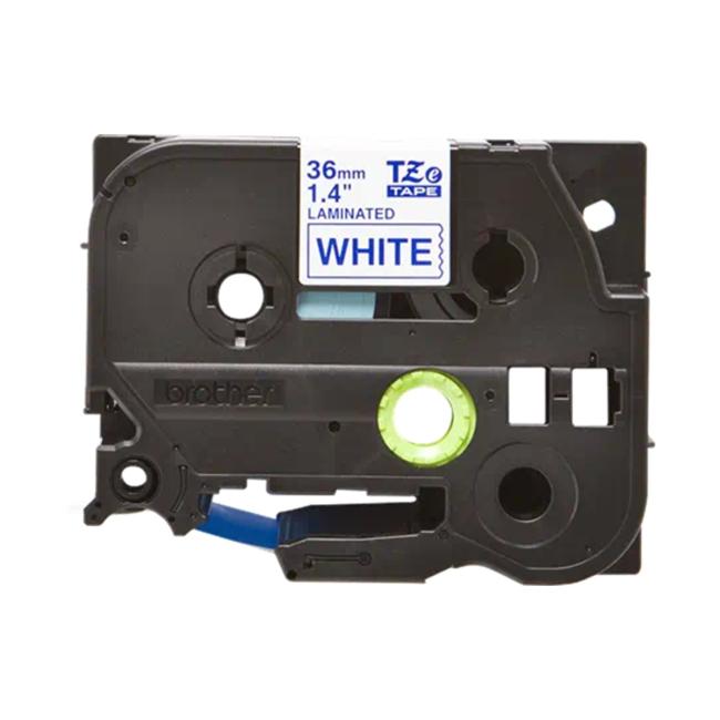 Self-adhesive tape Brother TZe-263 36 mm white/blue