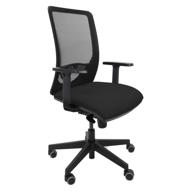 [AB201750] Office chair DUCK SYN black (Bombay 02) + armrests P44