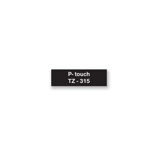 Self-adhesive tape Brother TZe-315 6 mm black/white