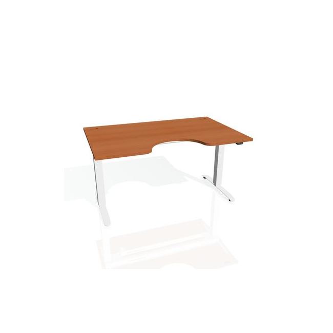 Motion Ergo desk, ZO, 2S, 180x70.5-120.5x90 cm, cherry/white
