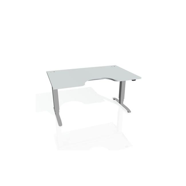 Motion Ergo desk, ZO, 3S, 180x61-128x90 cm, gray/grey