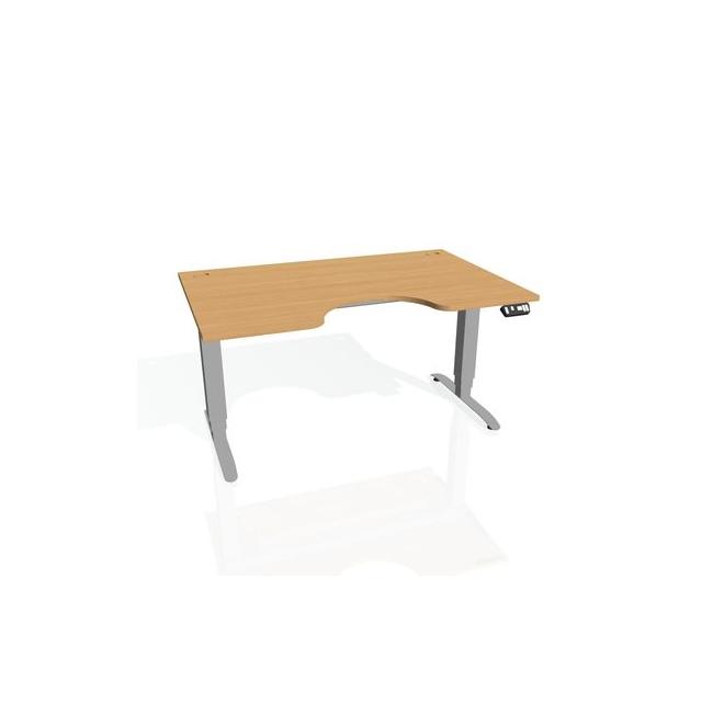 [ON918322] Motion Ergo desk, PO, 3S, 180x61-128x90 cm, beech/grey