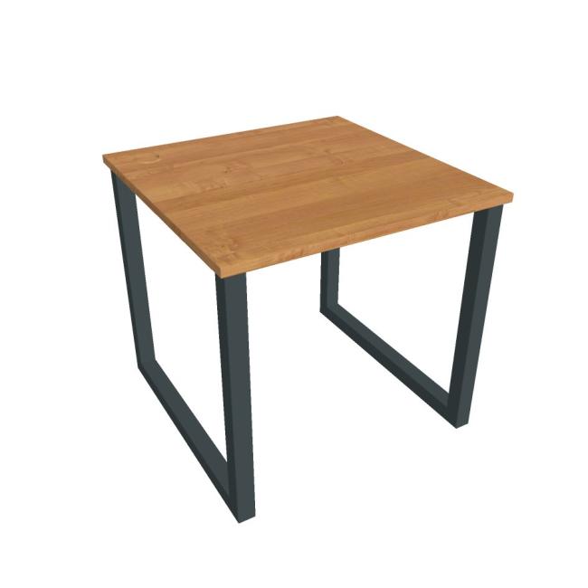 [ON918400] Work table UNI O, 80x75.5x80 cm, alder/black