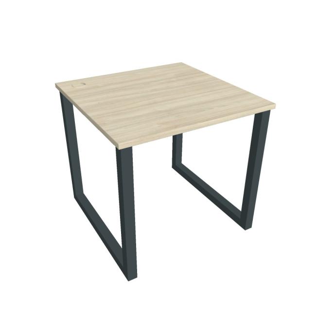 [ON918415] Work table UNI O, 80x75.5x80 cm, agate/black