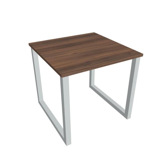 [ON918419] UNI O desk, 80x75.5x80 cm, walnut/grey