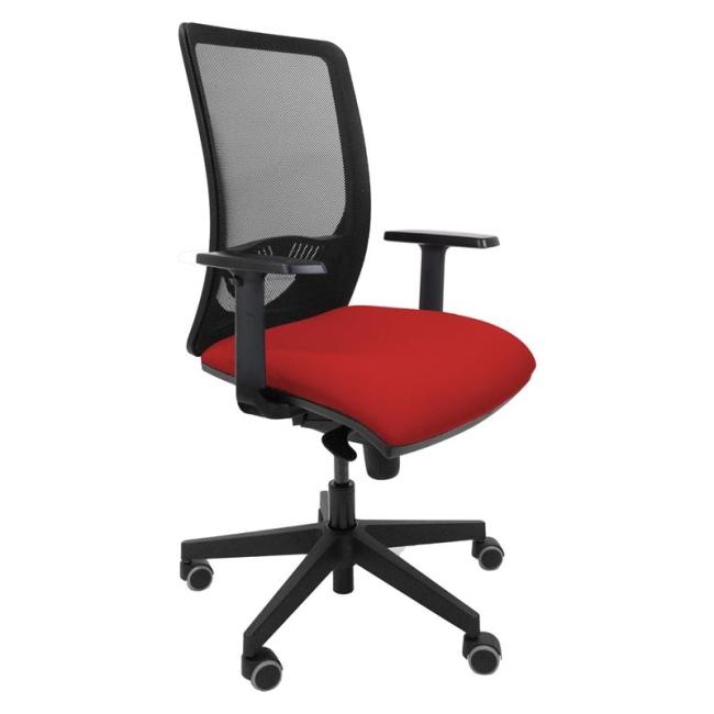 [AB201753] Office chair DUCK SYN red (Bombay 33) + armrests P44