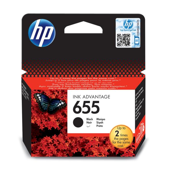 Ink cartridge HP CZ109AE HP 655 black (550 pages) for Deskjet Ink Advantage 3525/4615/4625/5525