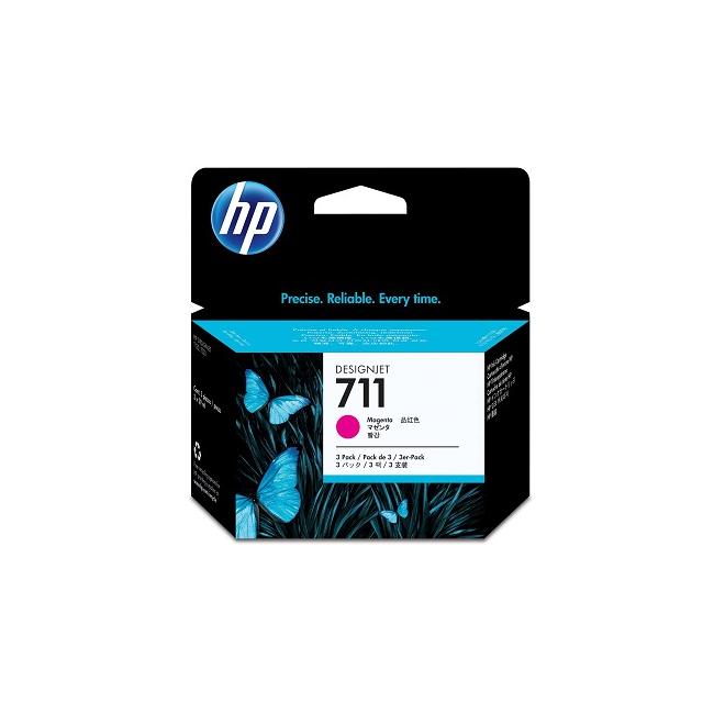 [HP000135] Atramentová kazeta HP CZ135A HP 711 purpurová (3x29 ml) pre DesignJet T120/T520/T130/T530
