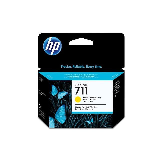 [HP000136] Ink cartridge HP CZ136A HP 711 yellow (3x29 ml) for DesignJet T120/T520/T130/T530