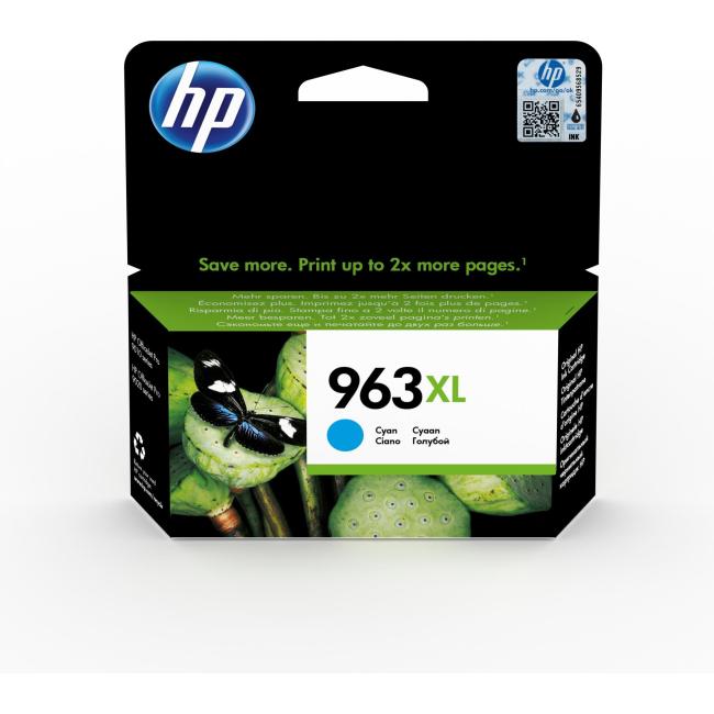 Ink cartridge HP 3JA27AE HP 963XL cyan XL (1,600 pages) for OfficeJet Pro 9010/9010e/9012e