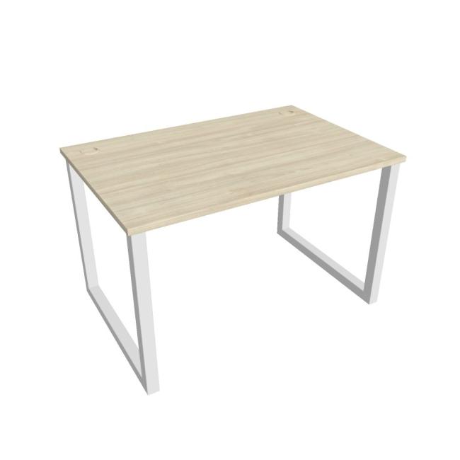 Work table UNI O, 120x75.5x80 cm, agate/white