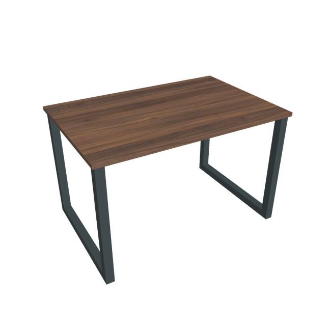 [ON918448] Work table UNI O, 120x75.5x80 cm, walnut/black