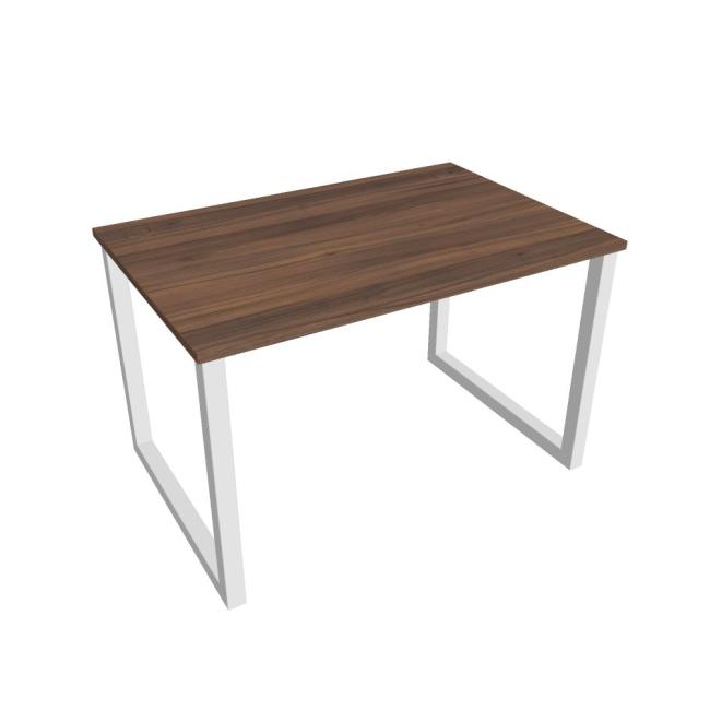 [ON918450] Work table UNI O, 120x75.5x80 cm, walnut/white