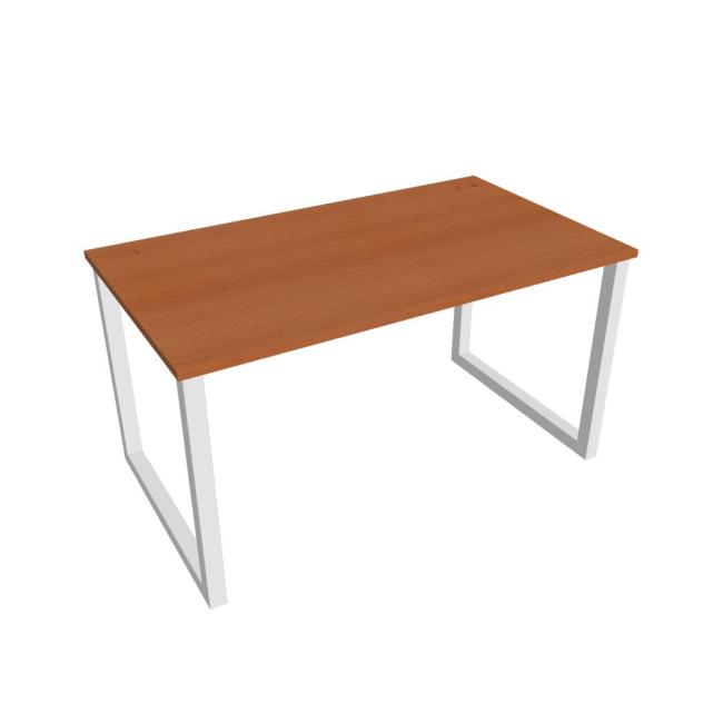 [ON918465] Work table UNI O, 140x75.5x80 cm, cherry/white