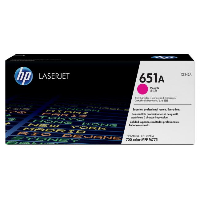 Toner HP CE343A HP 651A purpurový (16 000 str.) pre LaserJet Enterprise M775