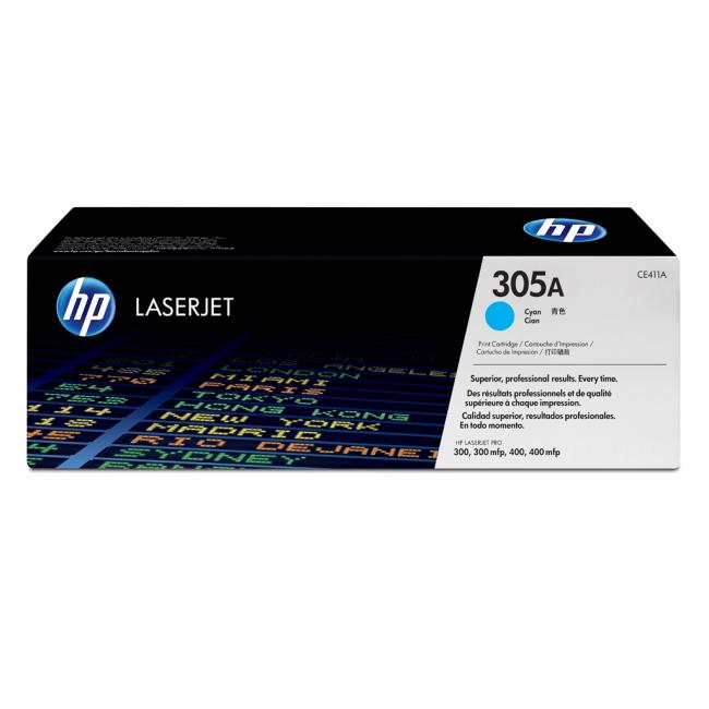 Toner HP CE411A HP 305A cyan (2.600 str.) pre CLJ M351/451/375/475