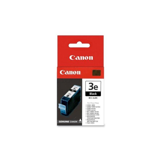 [CA000321] Ink cartridge Canon BCI-3eBk for BJC 3000/6000/S400/600/Pixma iP 3000/4000 black (500 pages)