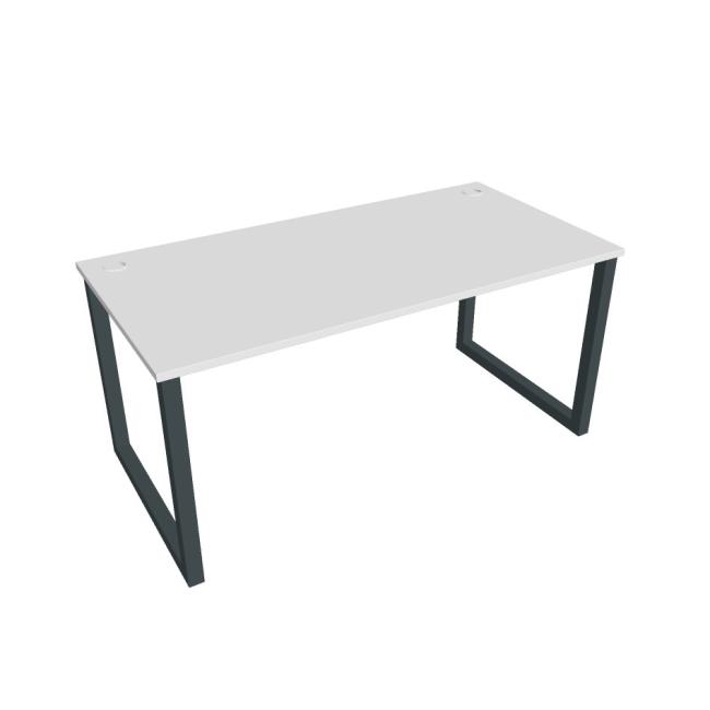 [ON918499] UNI O desk, 160x75.5x80 cm, white/black