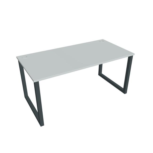 [ON918502] UNI O desk, 160x75.5x80 cm, grey/black