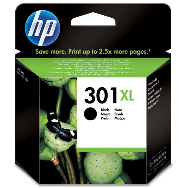 Ink cartridge HP CH563EE HP 301XL black XL (480 pages) for Deskjet 1050A/1510/2050/2050A